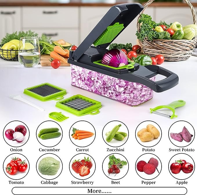 16 in one Vegetable Cutter Chopper and Slicer
