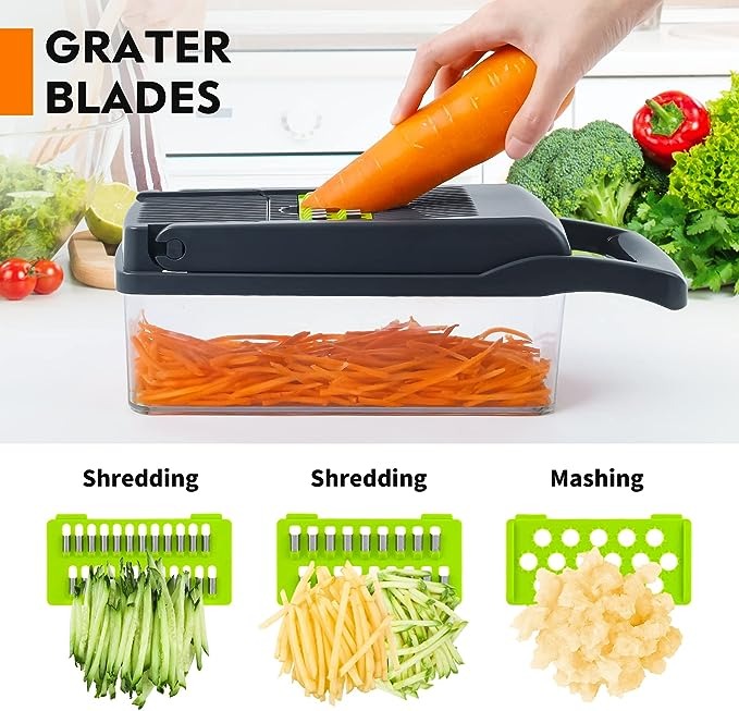16 in one Vegetable Cutter Chopper and Slicer